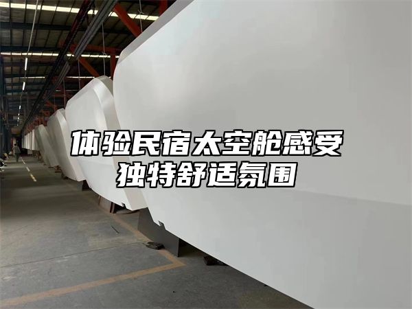体验民宿太空舱感受独特舒适氛围